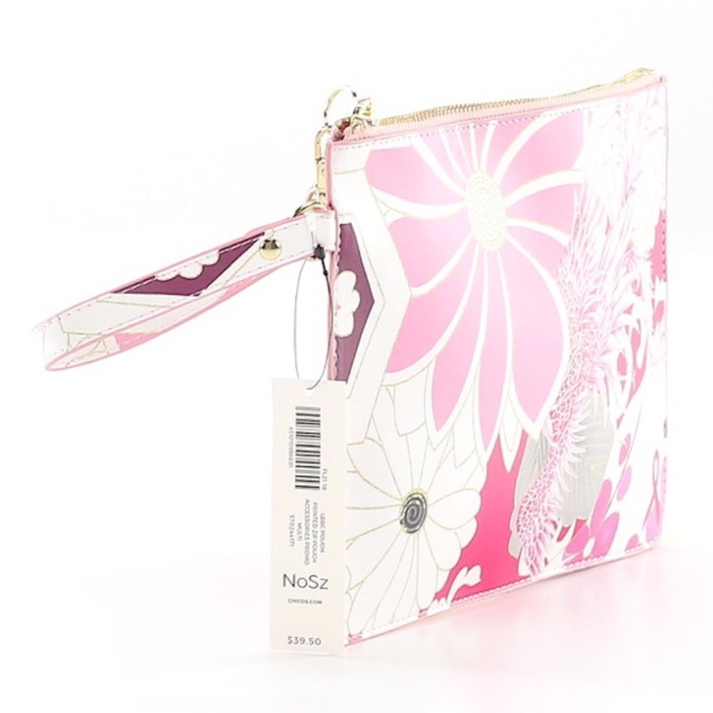 LBBC Floral Printed Zip Clutch Pouch
